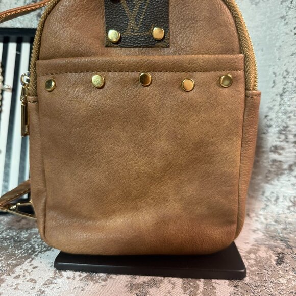 Upcycled LV Sling Bag - Picture 2 of 4